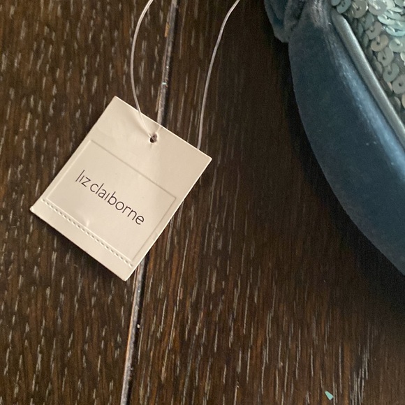 Liz Claiborne Toddle/Girl Teal Velvet &Seq. Purse Letter “L” - Picture 6 of 6